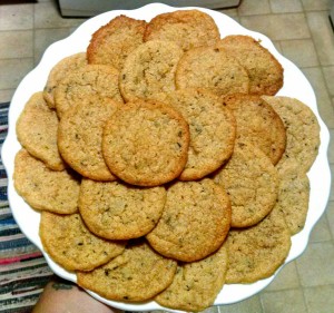 Vegan lavender lemon cookies